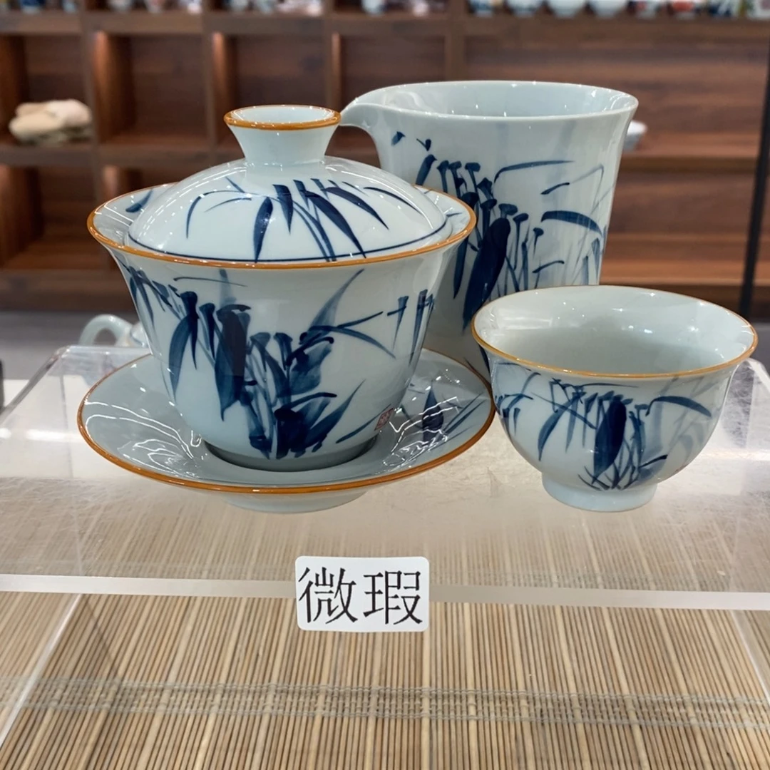 釉下彩手工绘制手工绘制