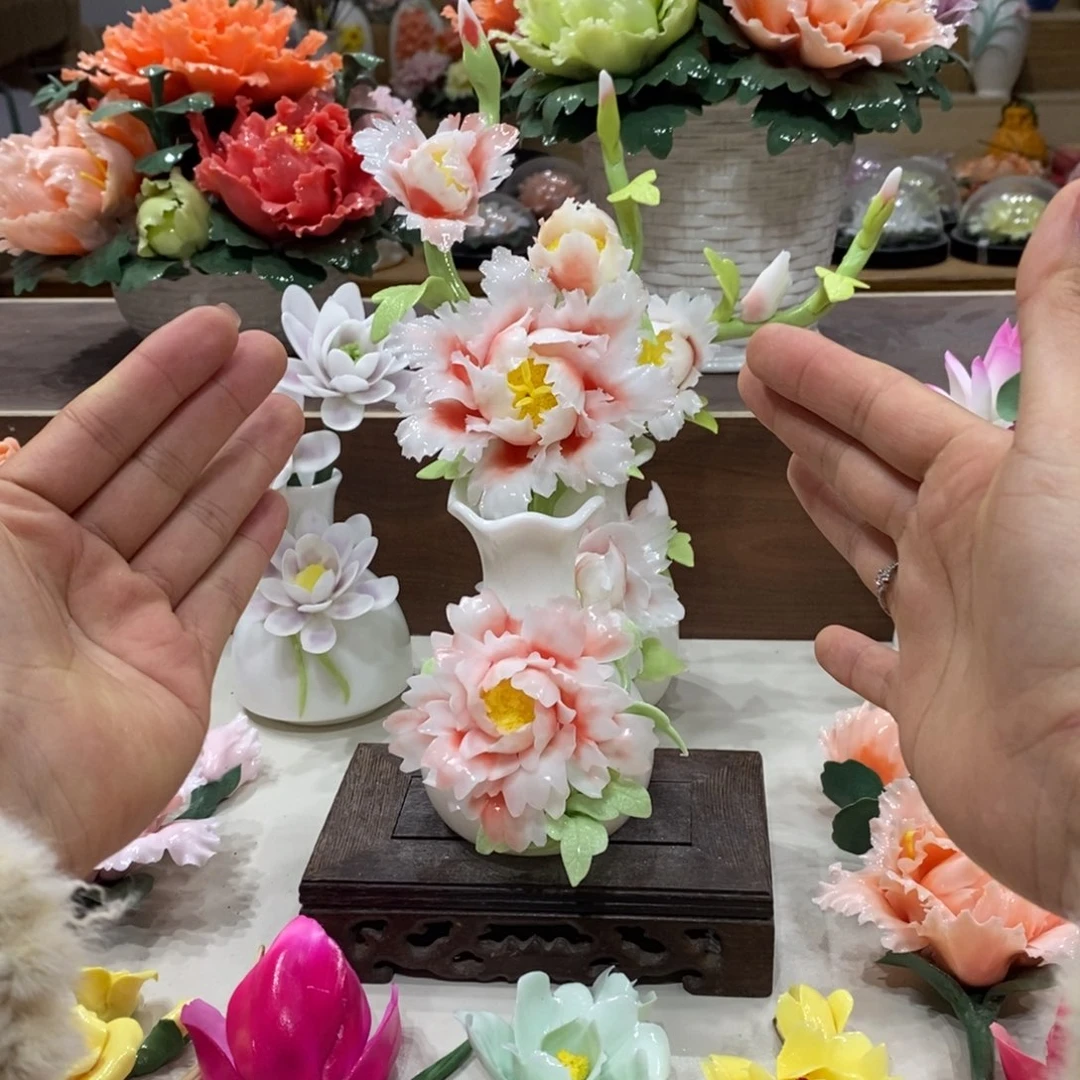 瓷片陶瓷工艺品摆件