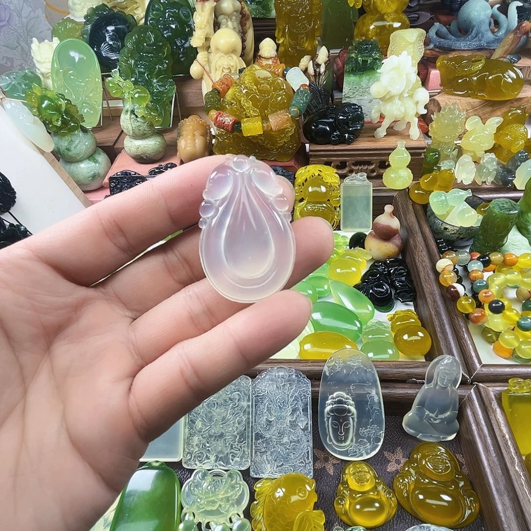 岫玉未镶嵌吊坠(不含链)