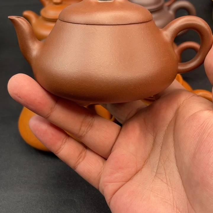 谈***筋茶壶紫砂全手工汉唐石瓢瑕疵