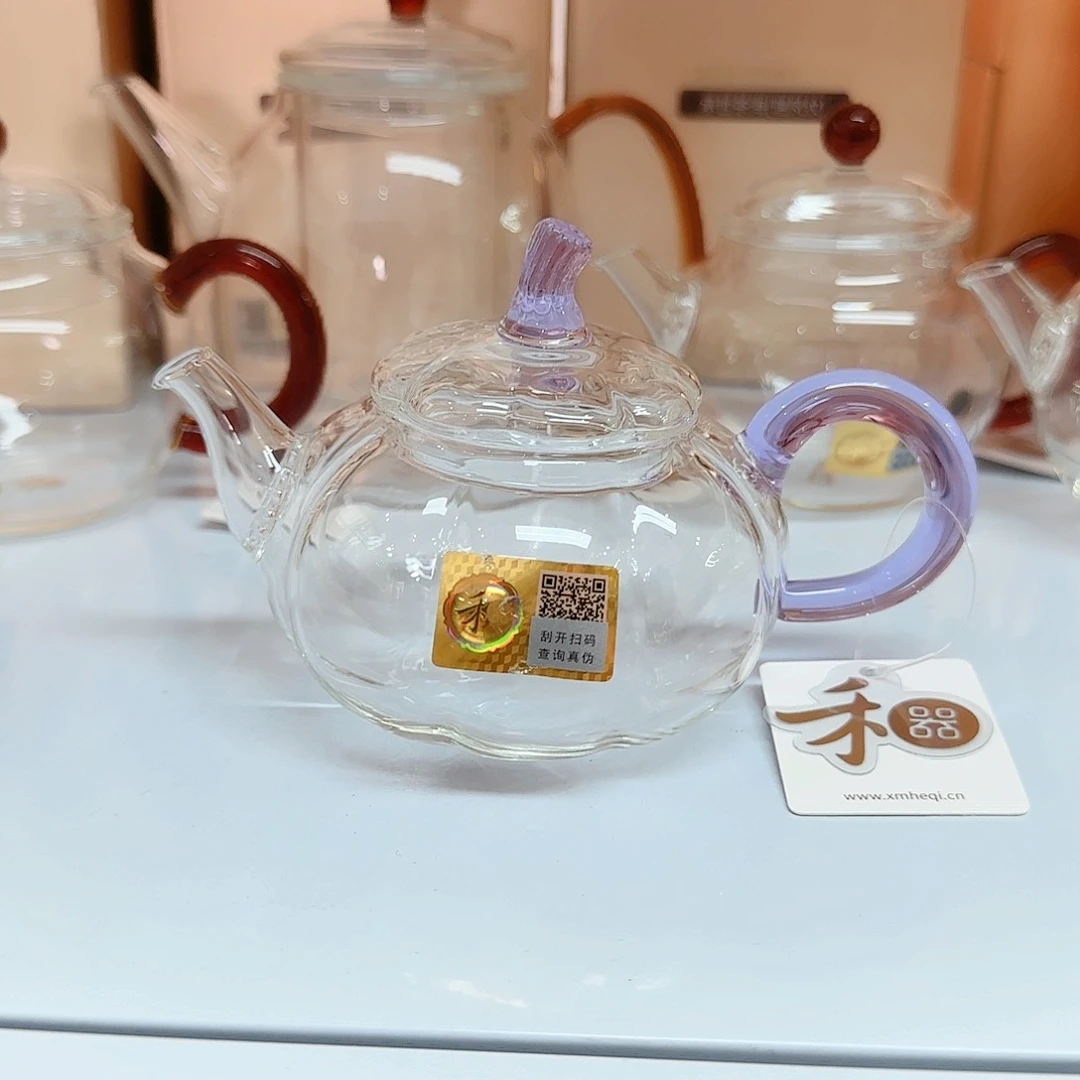 禾器浅紫色福蔓壶