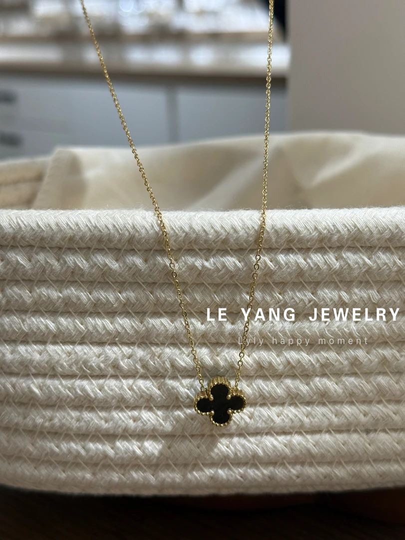 铜合金项链 LEYANG日韩植物花卉无镀层项链