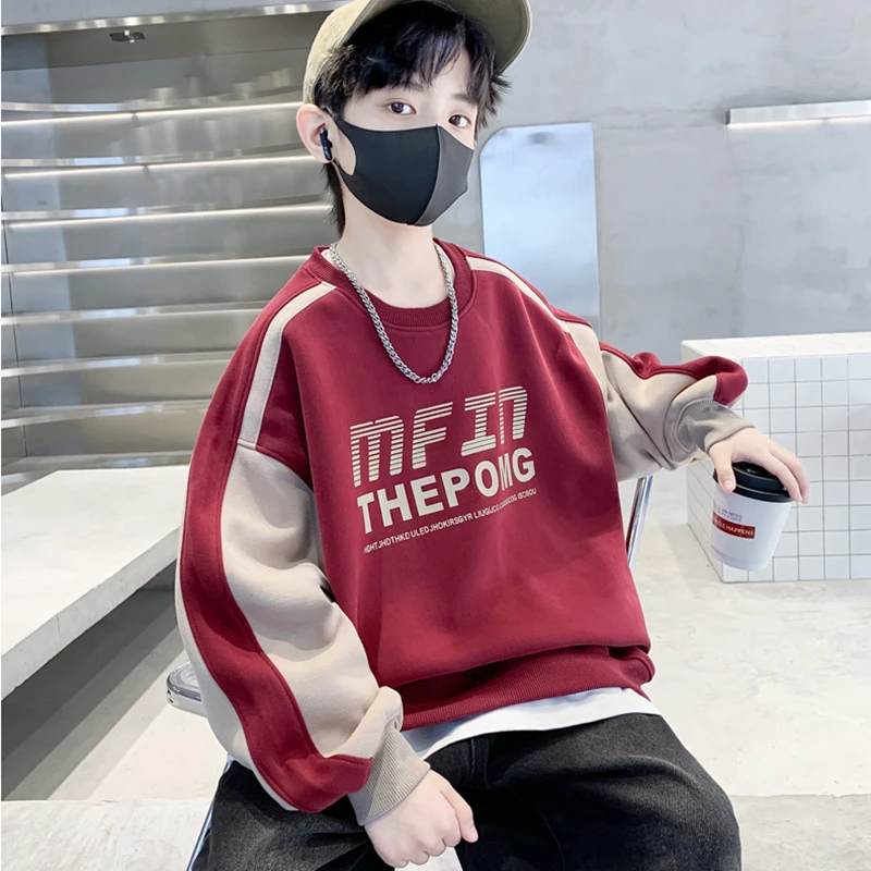 潮流新款男童卫衣春秋季2025新款小童男孩春秋款男宝宝春装上衣服