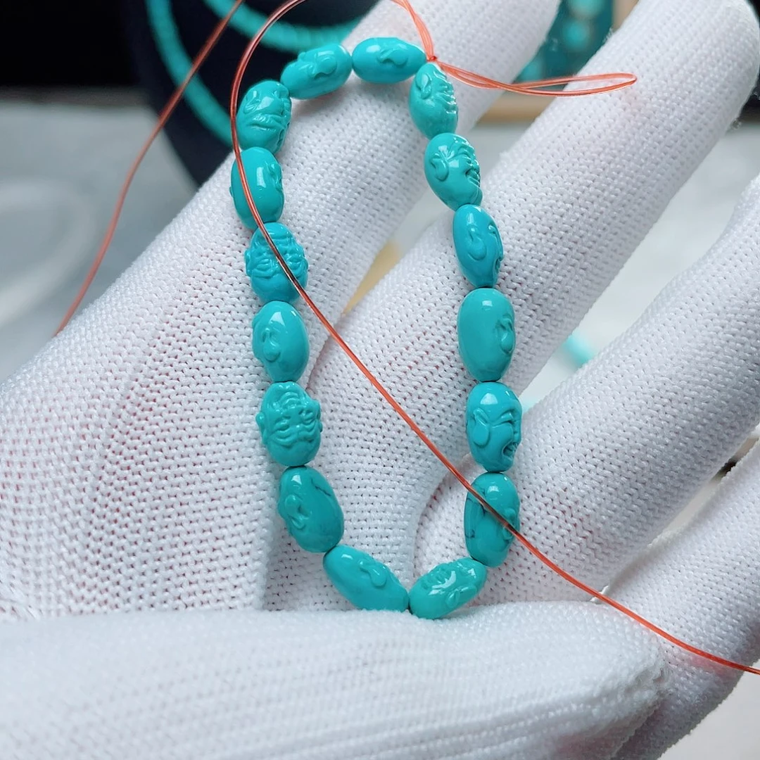 碰***碰未镶嵌绿松石珠宝奇石