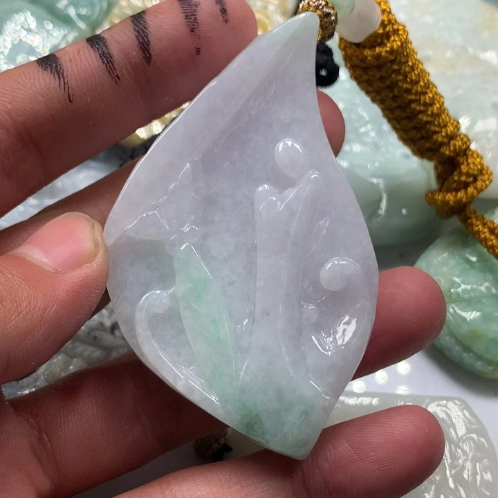 颈饰未镶嵌翡翠保真天然a货翡翠