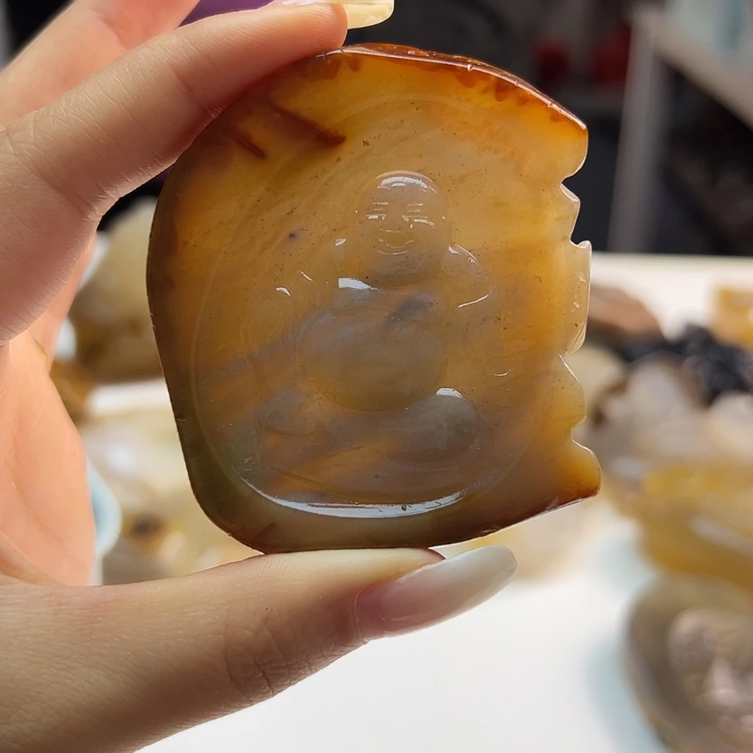 玛瑙/玉髓未镶嵌吊坠(不含链)