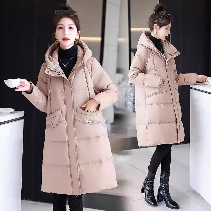 【羽绒服】索尼尔保羅冬季保暖加绒加厚款宽松外套女装12533[YN]