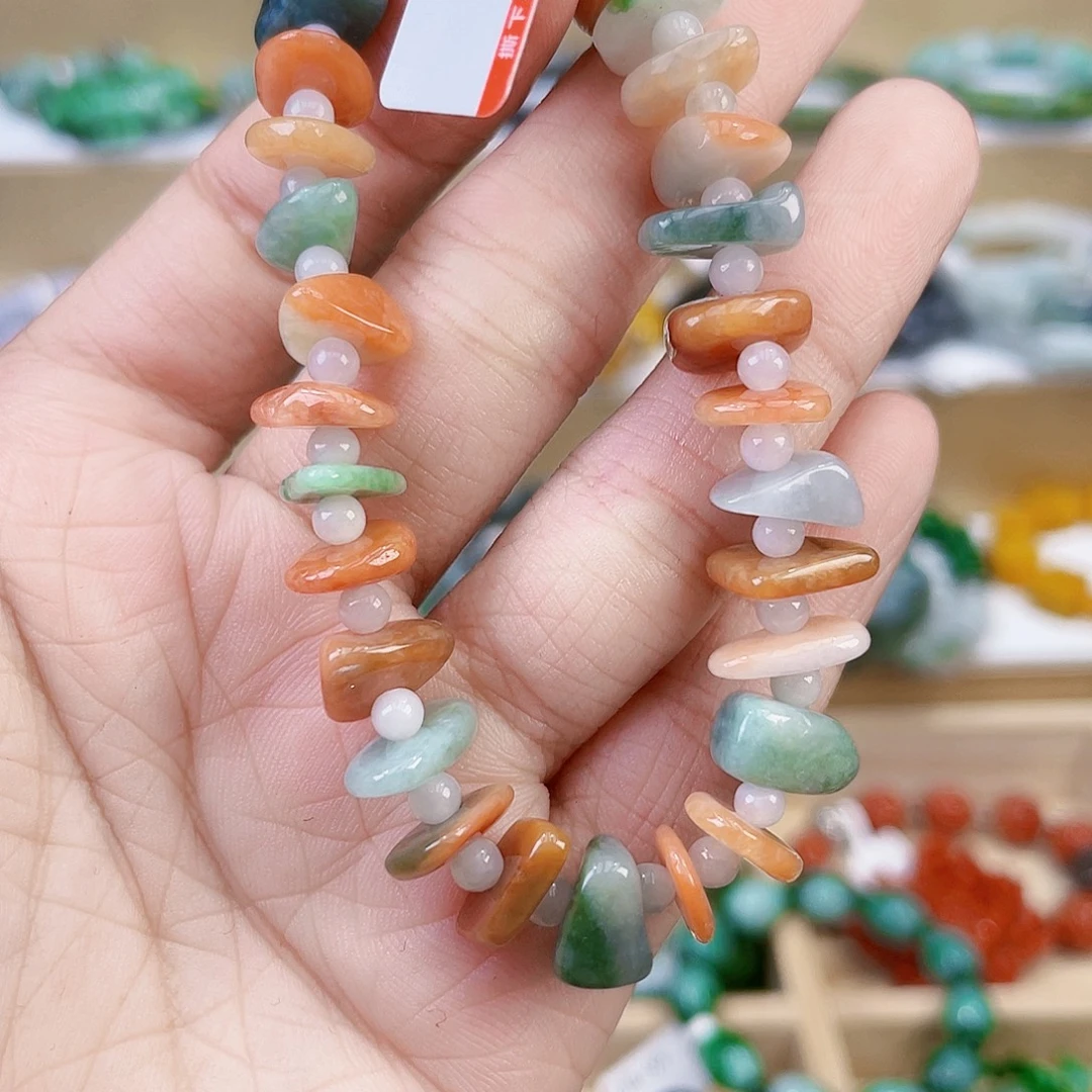 翡翠未镶嵌手链手链