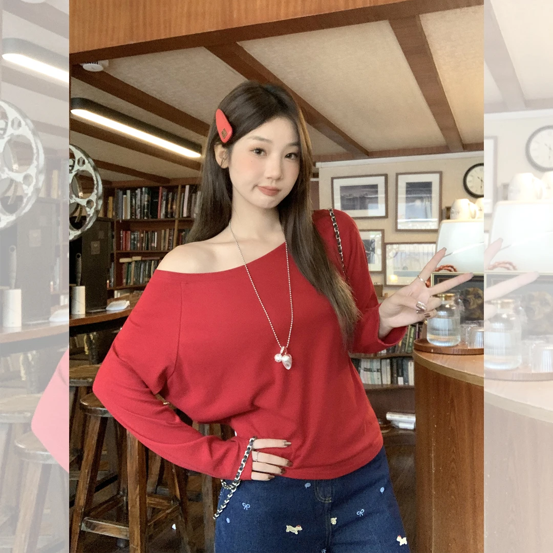 初秋新款韩版时尚气质纯色基础搭配老钱风松弛感女装贵气夏季显瘦
