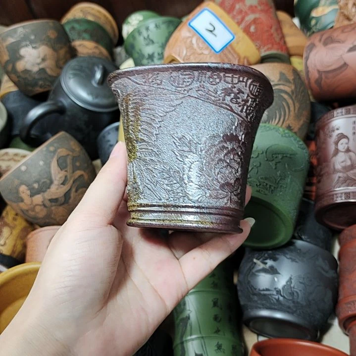 茶杯紫砂宜兴原矿紫砂正品