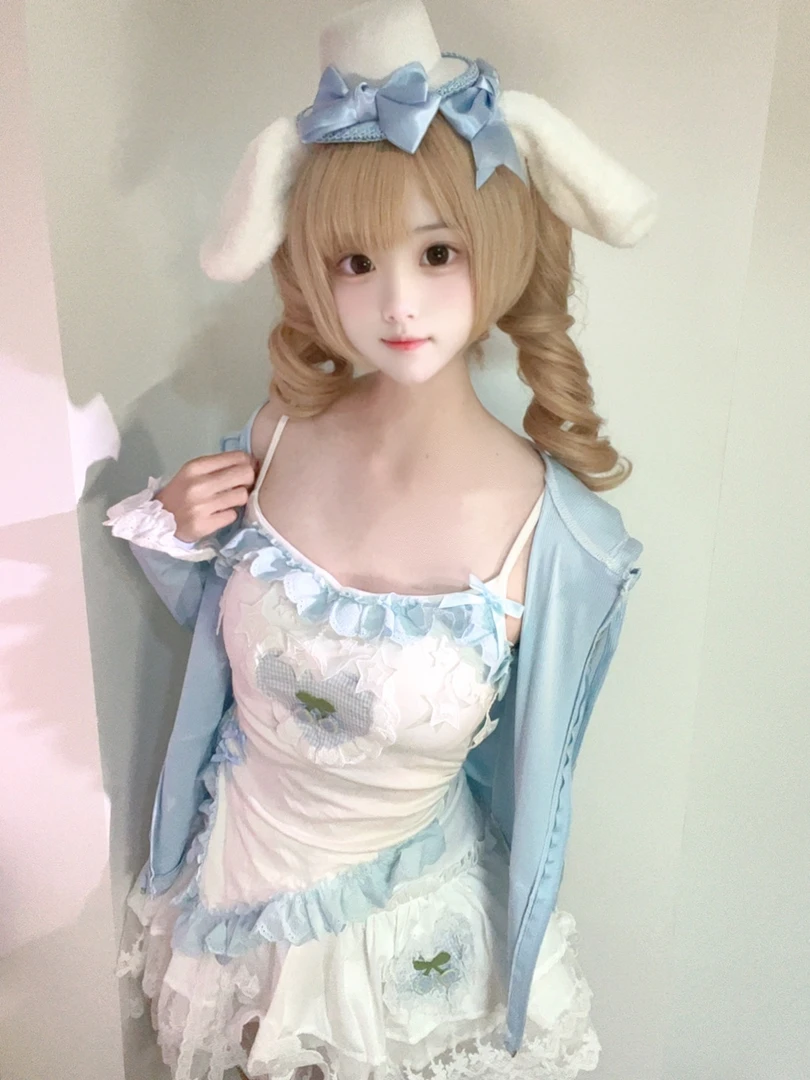 少女与樱原创【樱桃心事】套装爱心可爱日系萌甜妹吊带防晒衣蛋糕裙