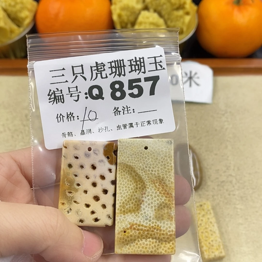 硅化珊瑚（珊瑚玉）1未镶嵌杭*
