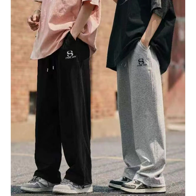 【H93潮牌卫裤】大童夏季2024新款儿童潮流穿搭童装卫裤休闲裤6106