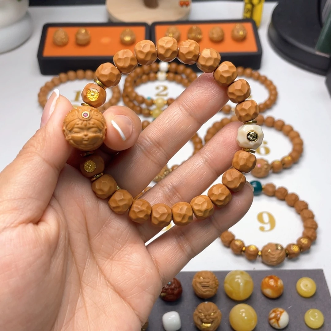 呆***婷手串猴头核桃无相➕双标➕拉姆➕配饰