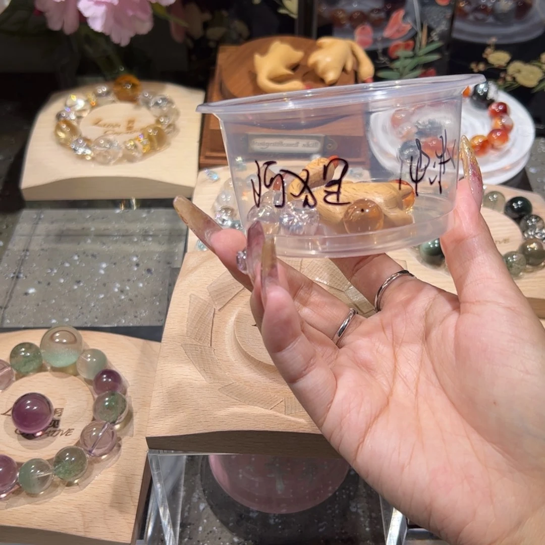 烟晶手链银S925镶嵌阿*呢