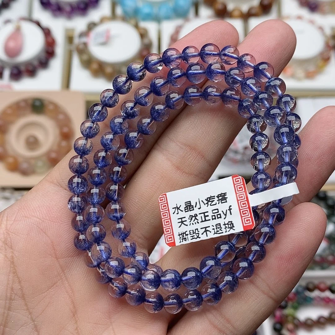 未镶嵌手链水晶水晶多圈手链未镶嵌