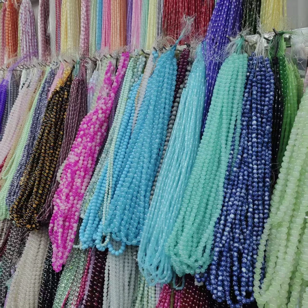 手工圆珠DIY琉璃手工饰品时尚百搭玻璃饰品A01-A200