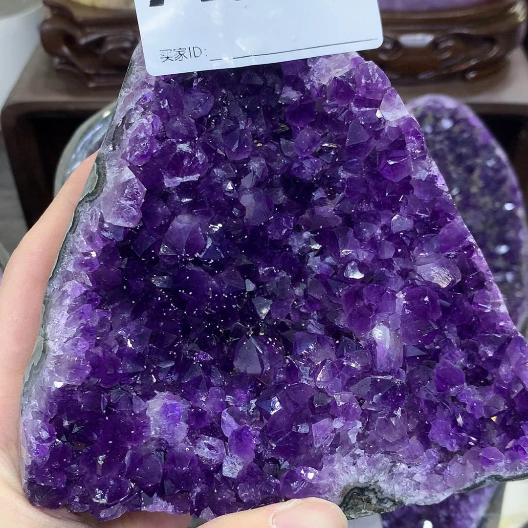 紫晶珠宝半成品未镶嵌923