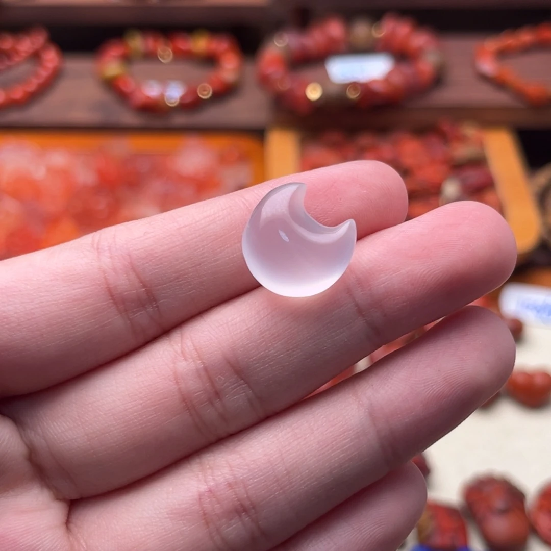南红玛瑙南红未镶嵌49冰飘白月光