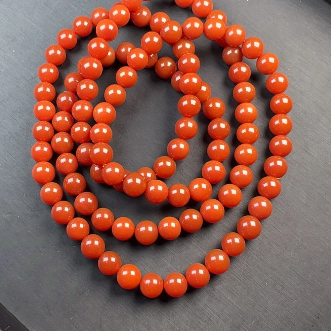 石英质玉（黄龙玉）未镶嵌颈饰