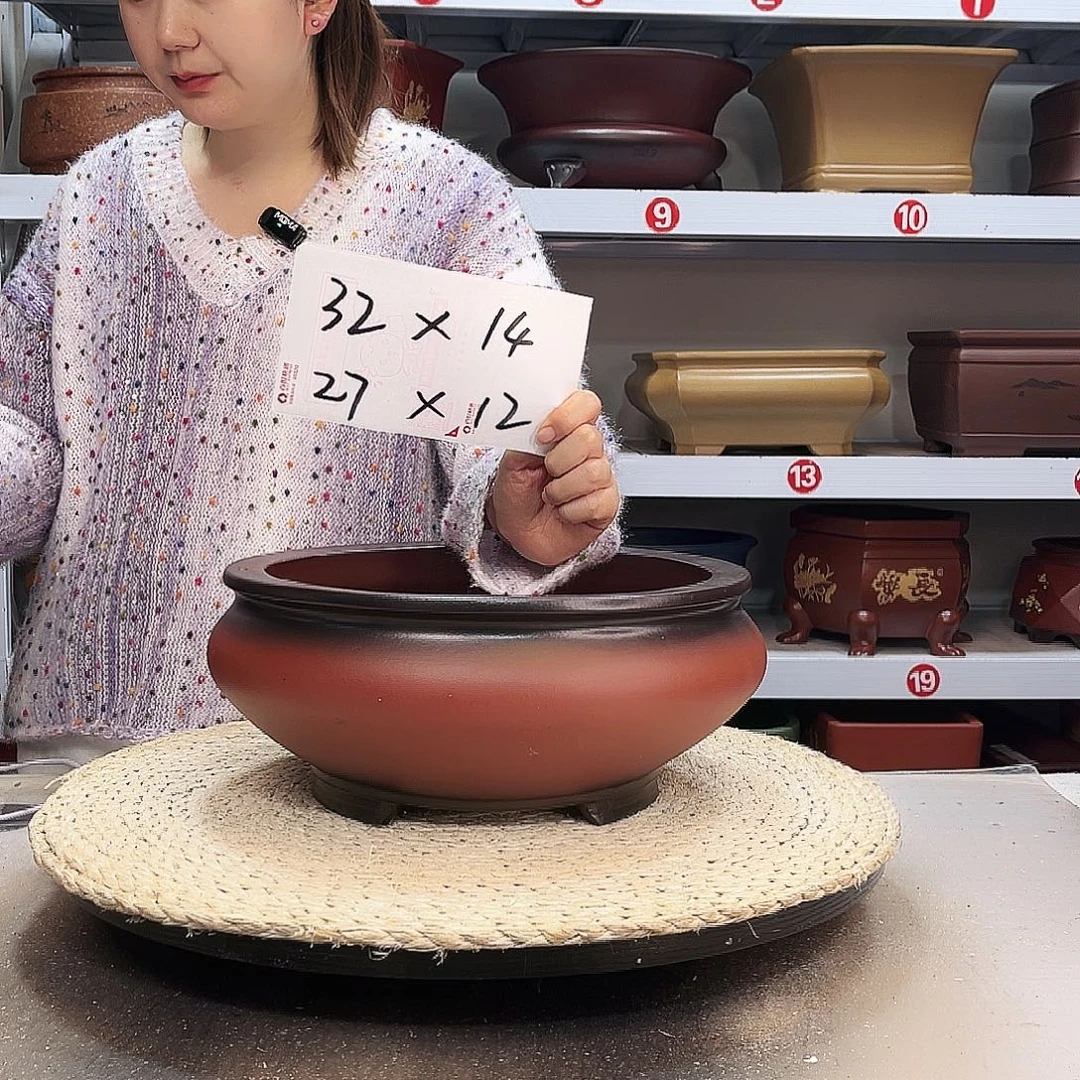 紫砂花盆紫砂花盆