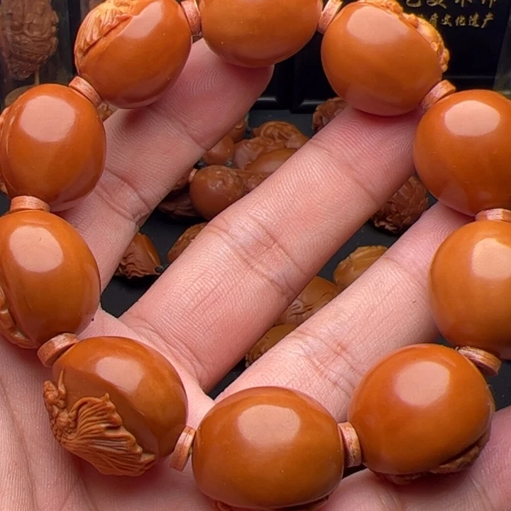 可***能手串/手链橄榄核橄榄核雕刻的作品
