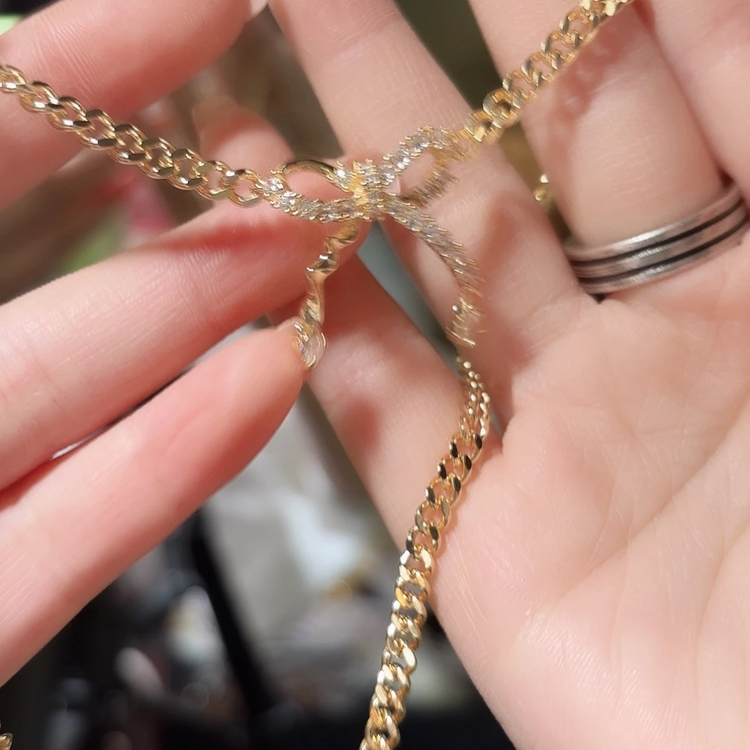 琉璃纯铜合金项链