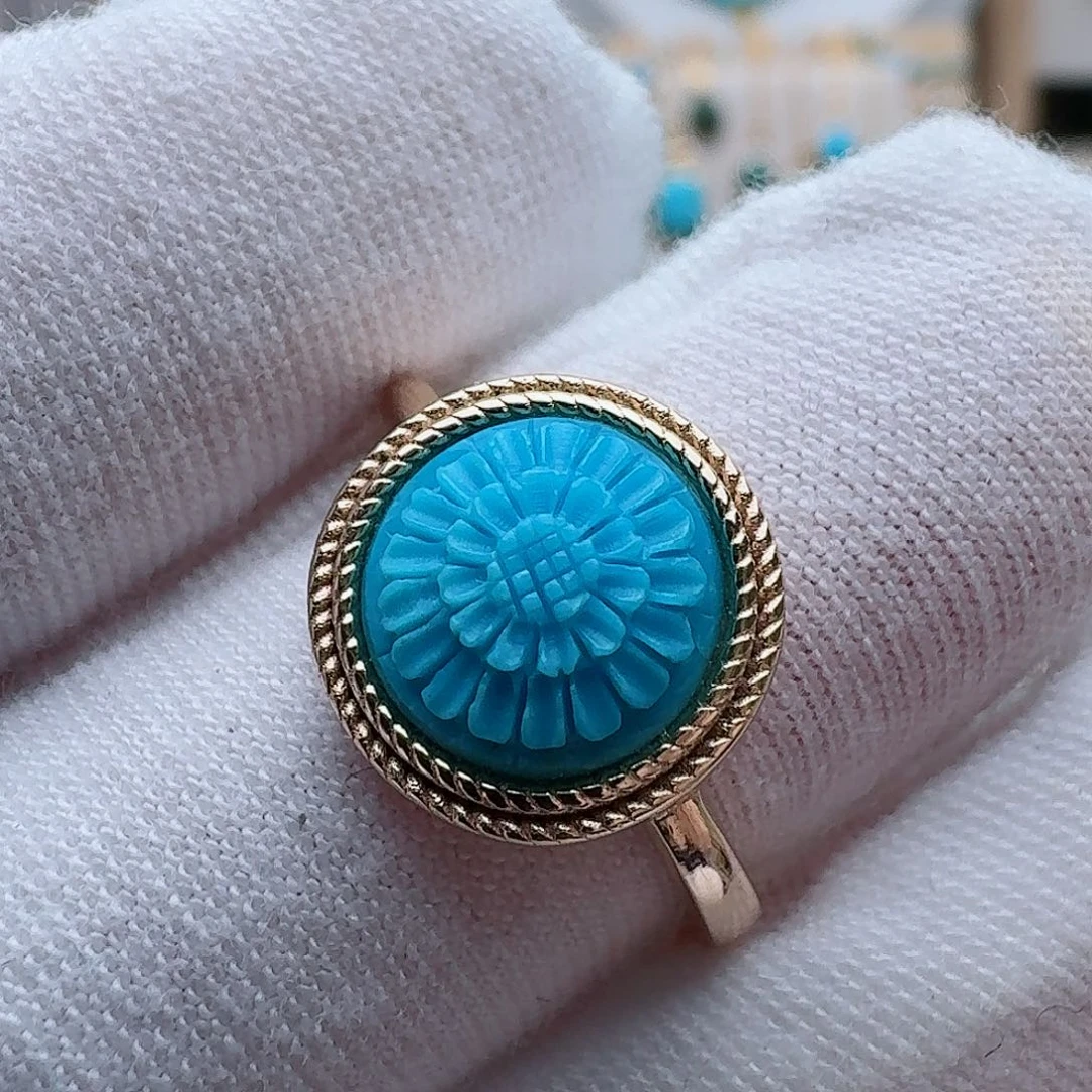 绿松石珠宝奇石未镶嵌