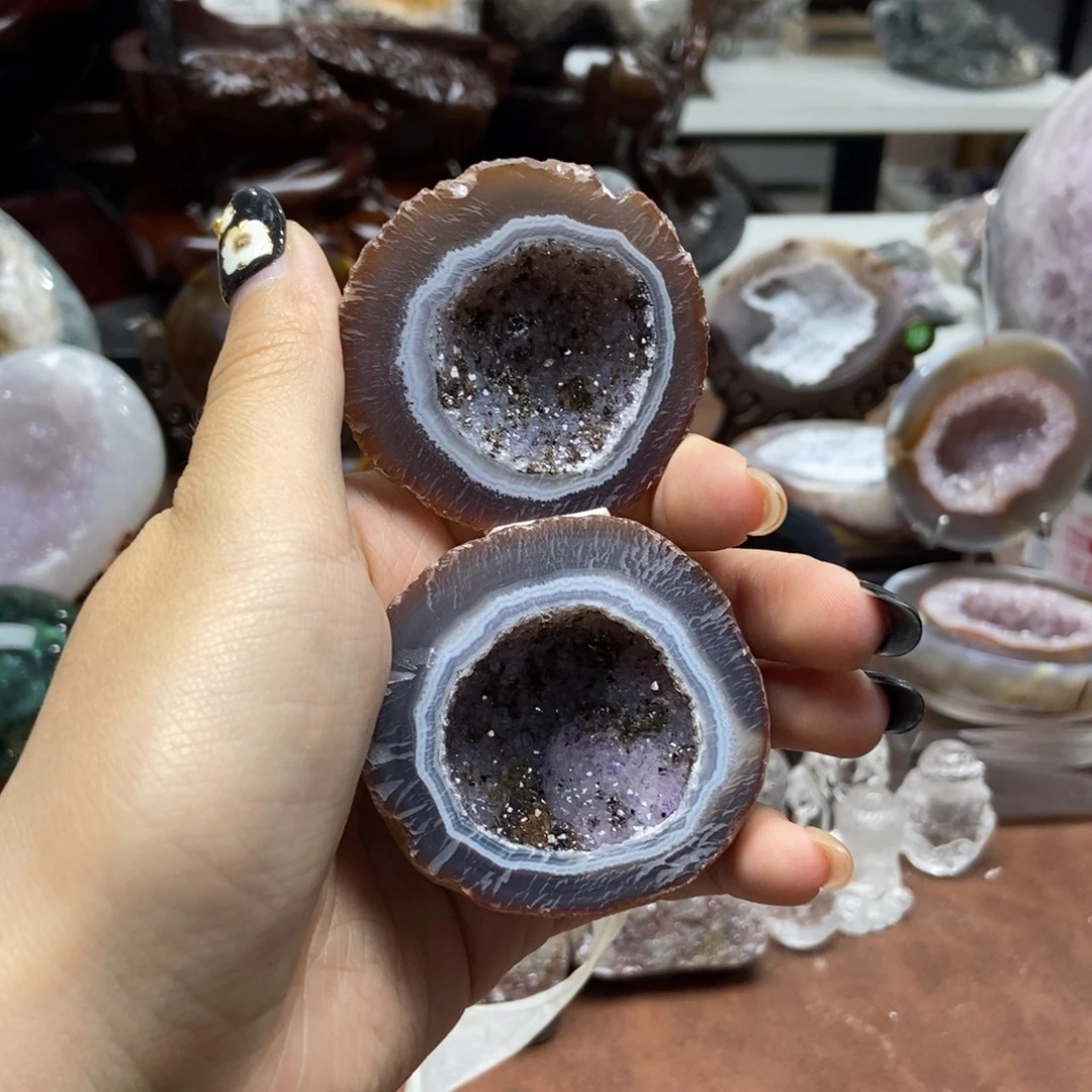 未镶嵌摆件紫晶水晶