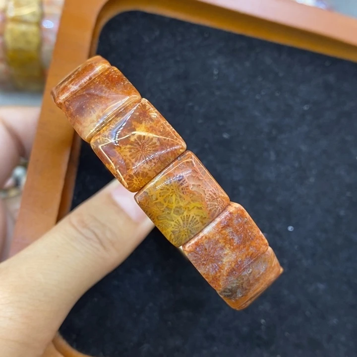 合金手链硅化玉手排