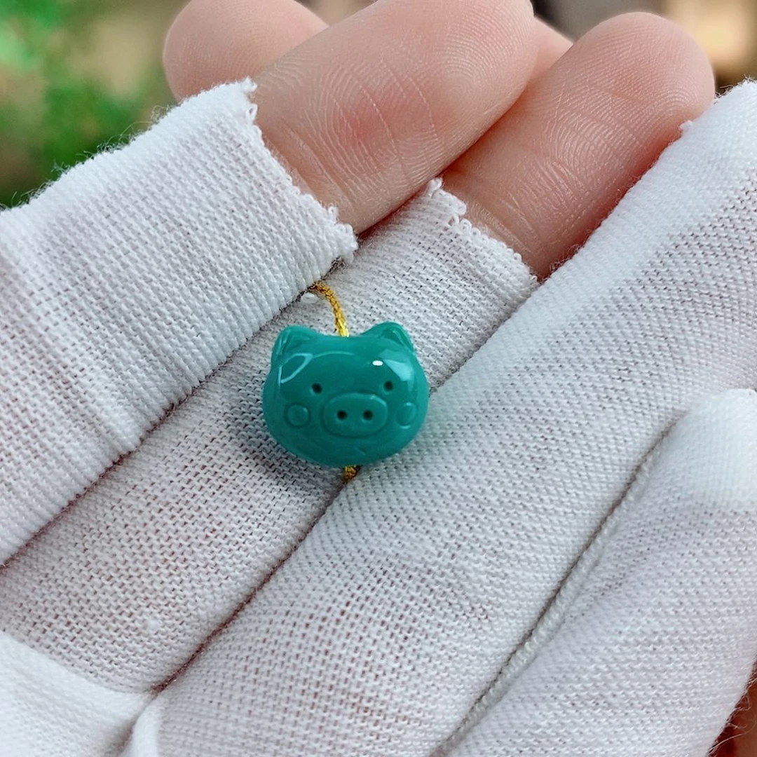 未镶嵌绿松石珠宝奇石