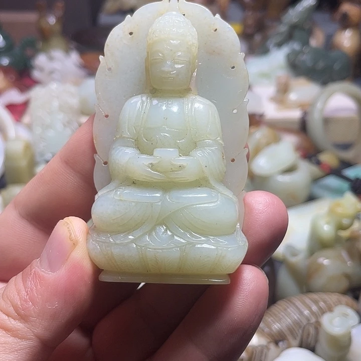 吊坠(不含链)未镶嵌和田玉（糖玉）