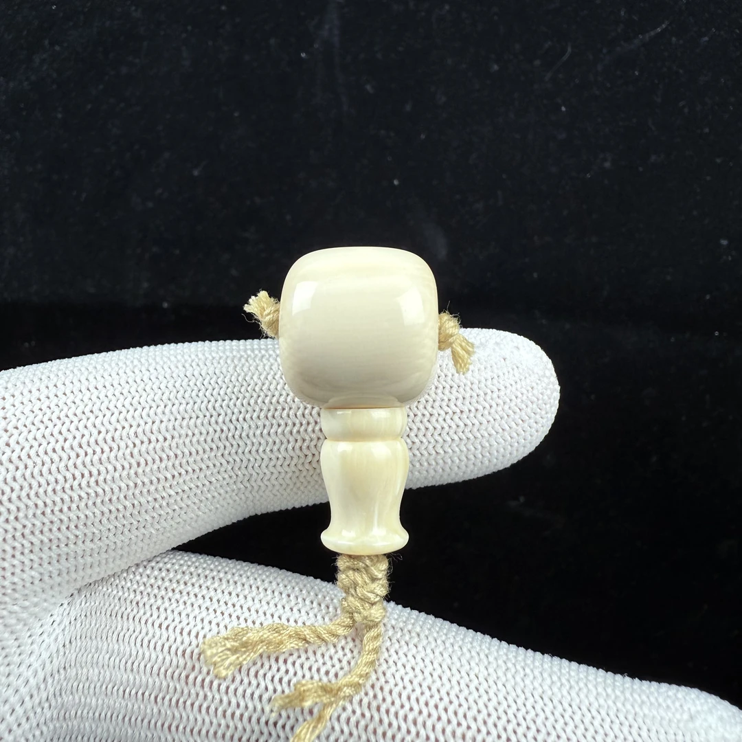 K6880天然猛犸牙 芝士皮三通16*32mm一物一图假一罚十