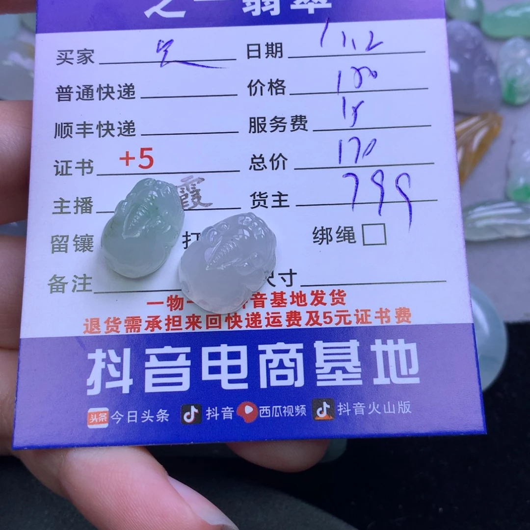 颈饰未镶嵌翡翠｛****?