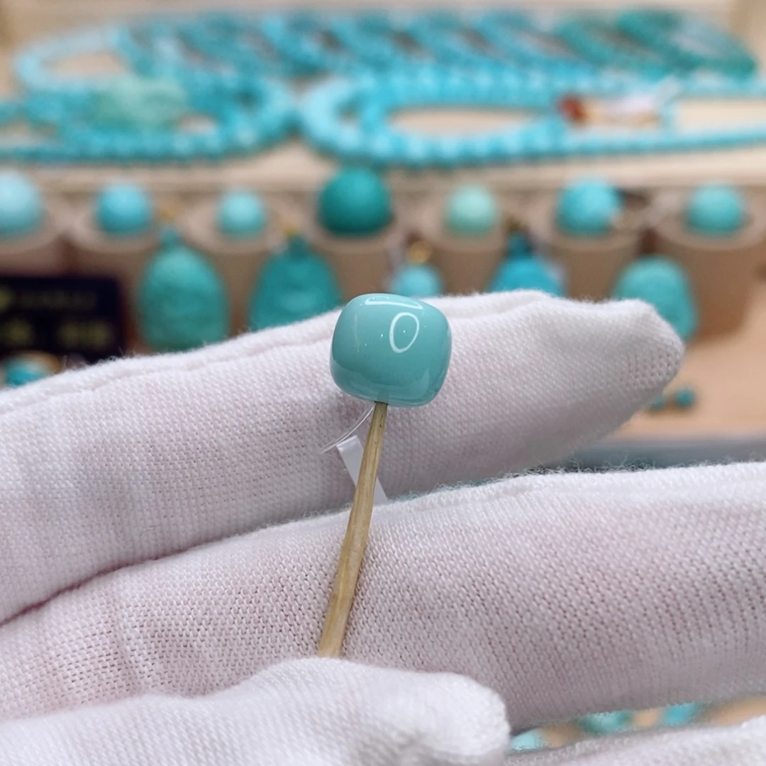 绿松石未镶嵌珠宝奇石9.5mm