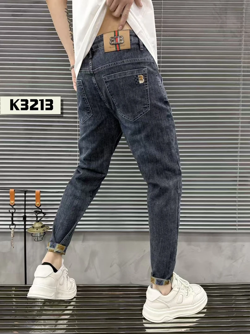 男士欧品百搭牛仔裤夏季薄款   K3213