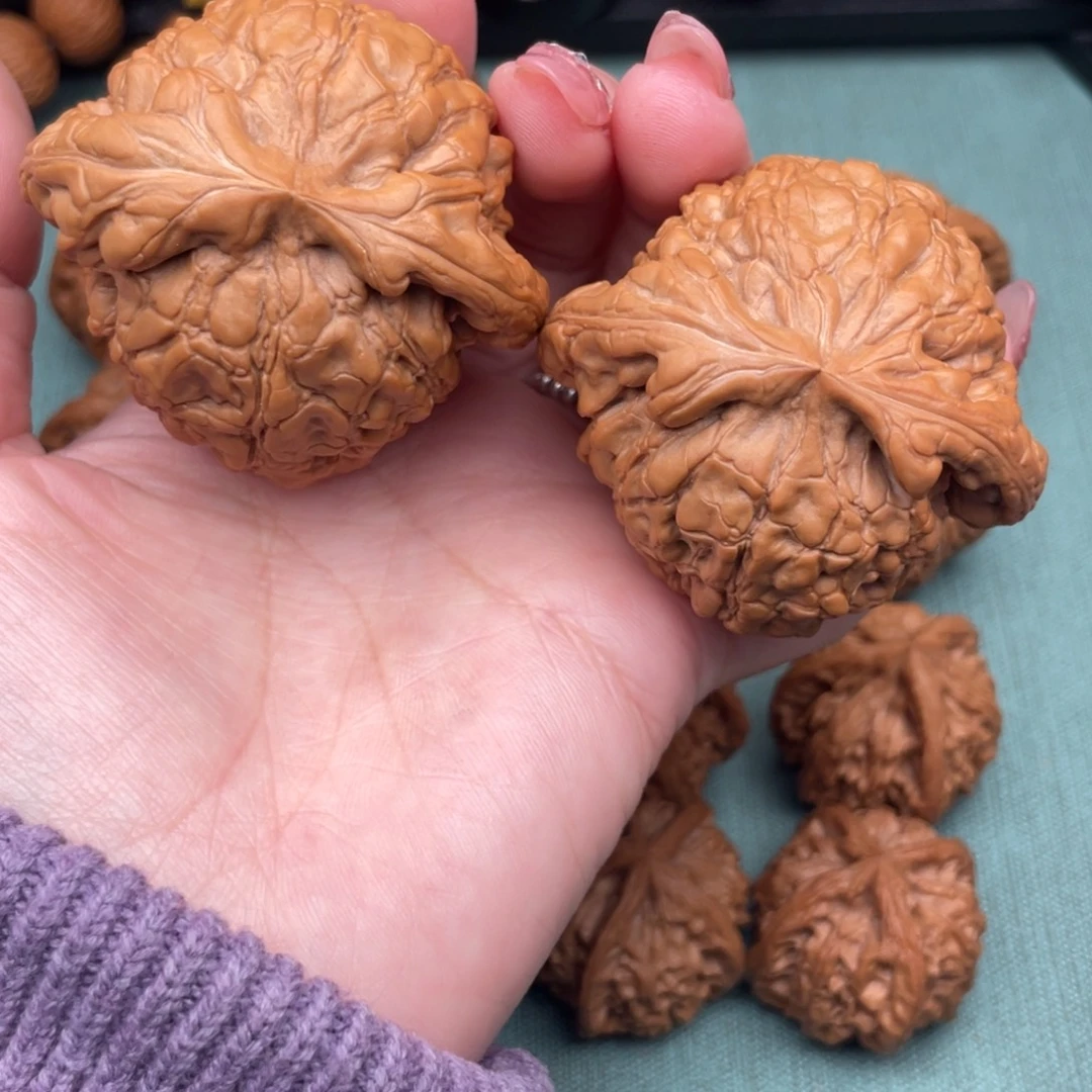 丨***丨把件文玩核桃全品大龙鼎55