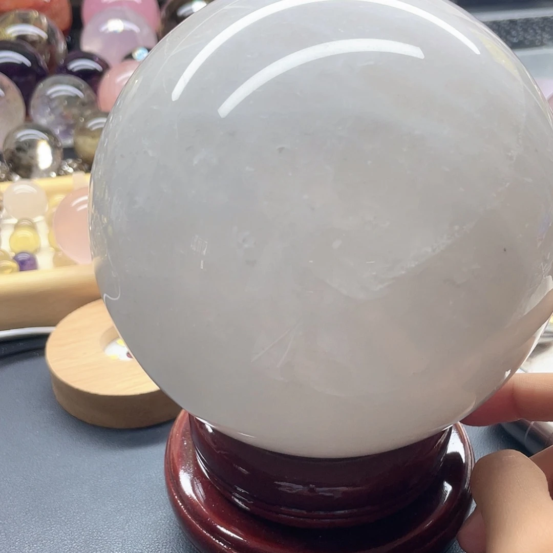 悠***笑水晶珠宝半成品未镶嵌白水晶卡14.4A434