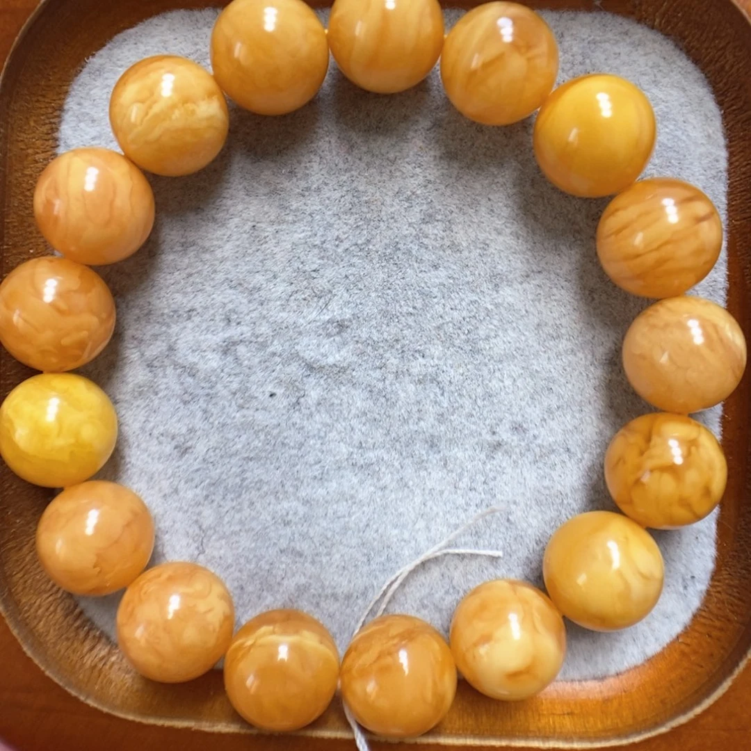 蜜蜡手串未镶嵌蜜蜡