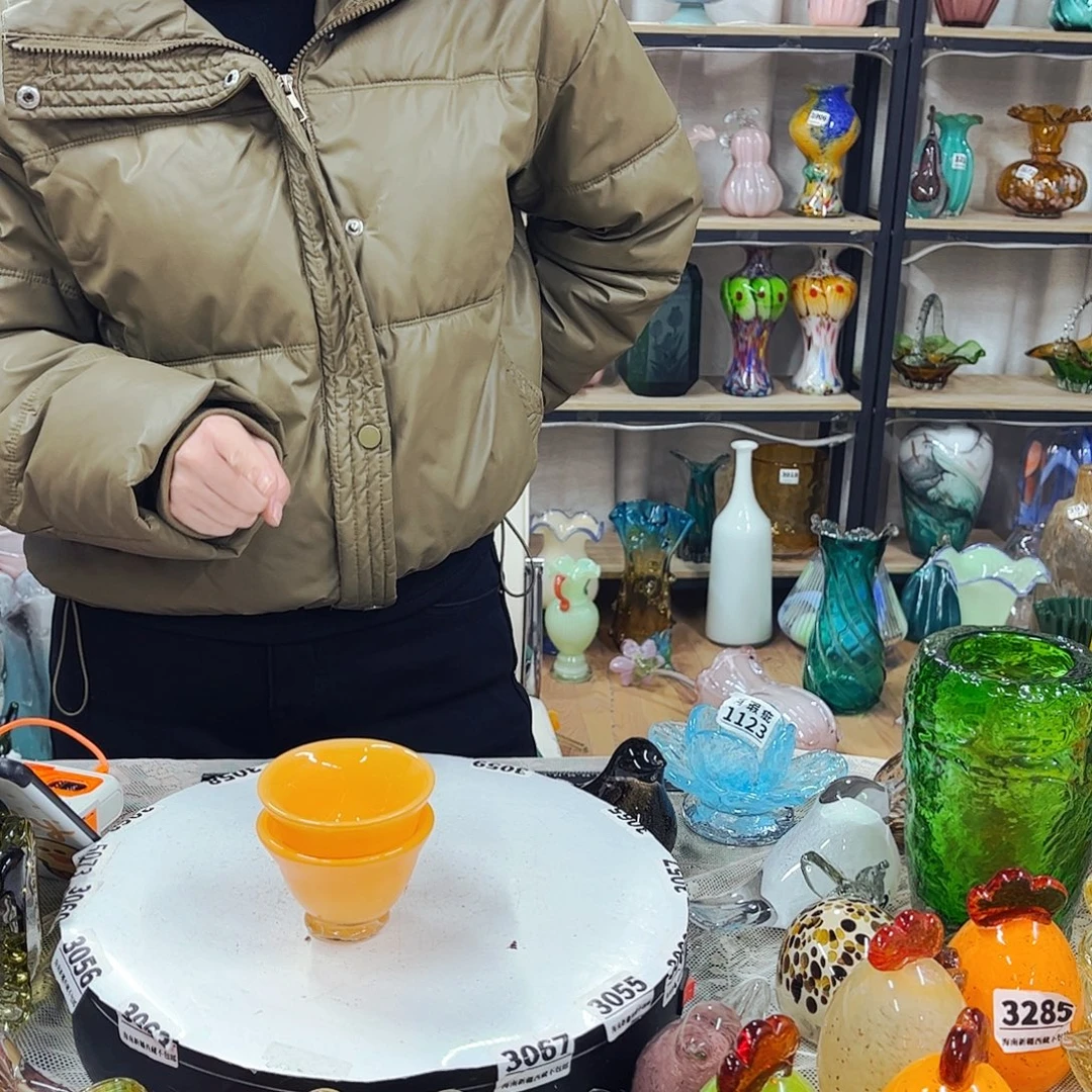 2个杯碗 家悦琉璃工艺品