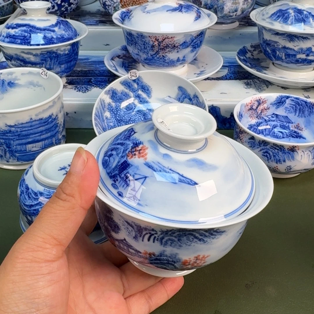 景德镇纯手机茶具圆圆223