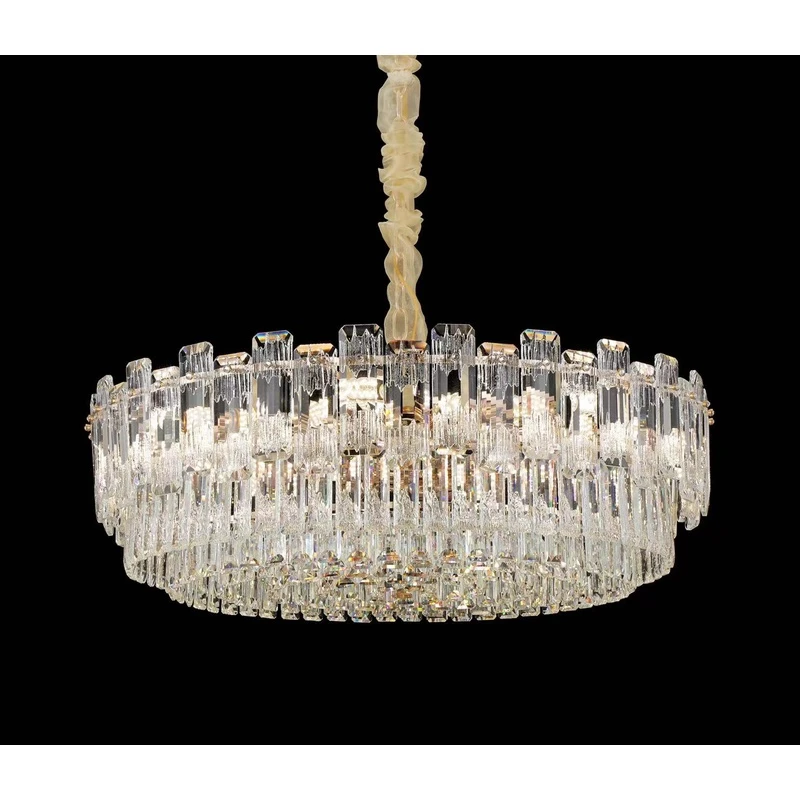 2023年新款后现代高端轻奢水晶吊灯简约大气客厅灯餐厅主卧室大灯