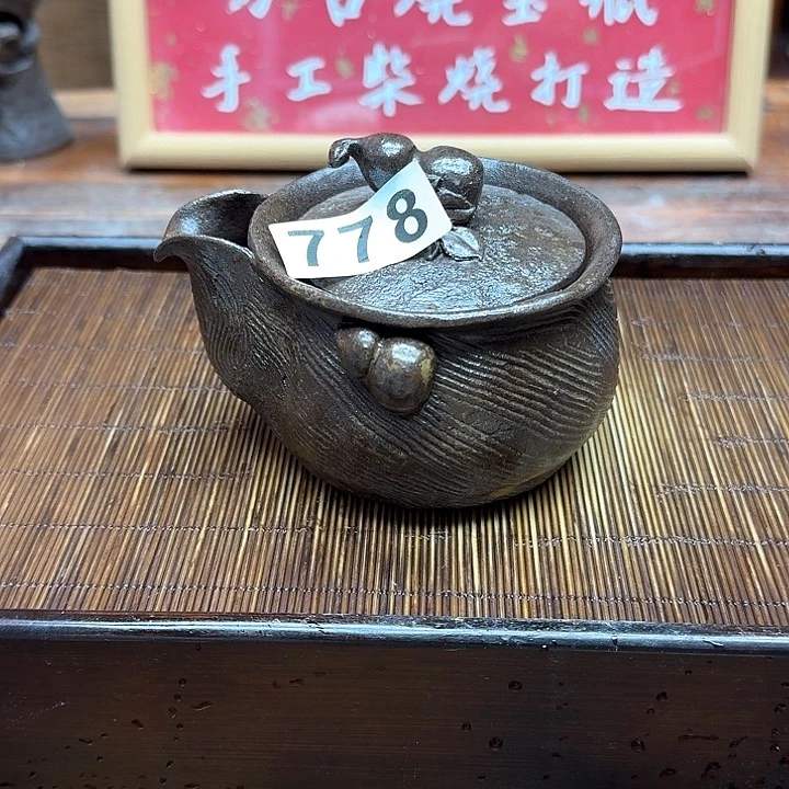 纯手工制作粗陶茶具