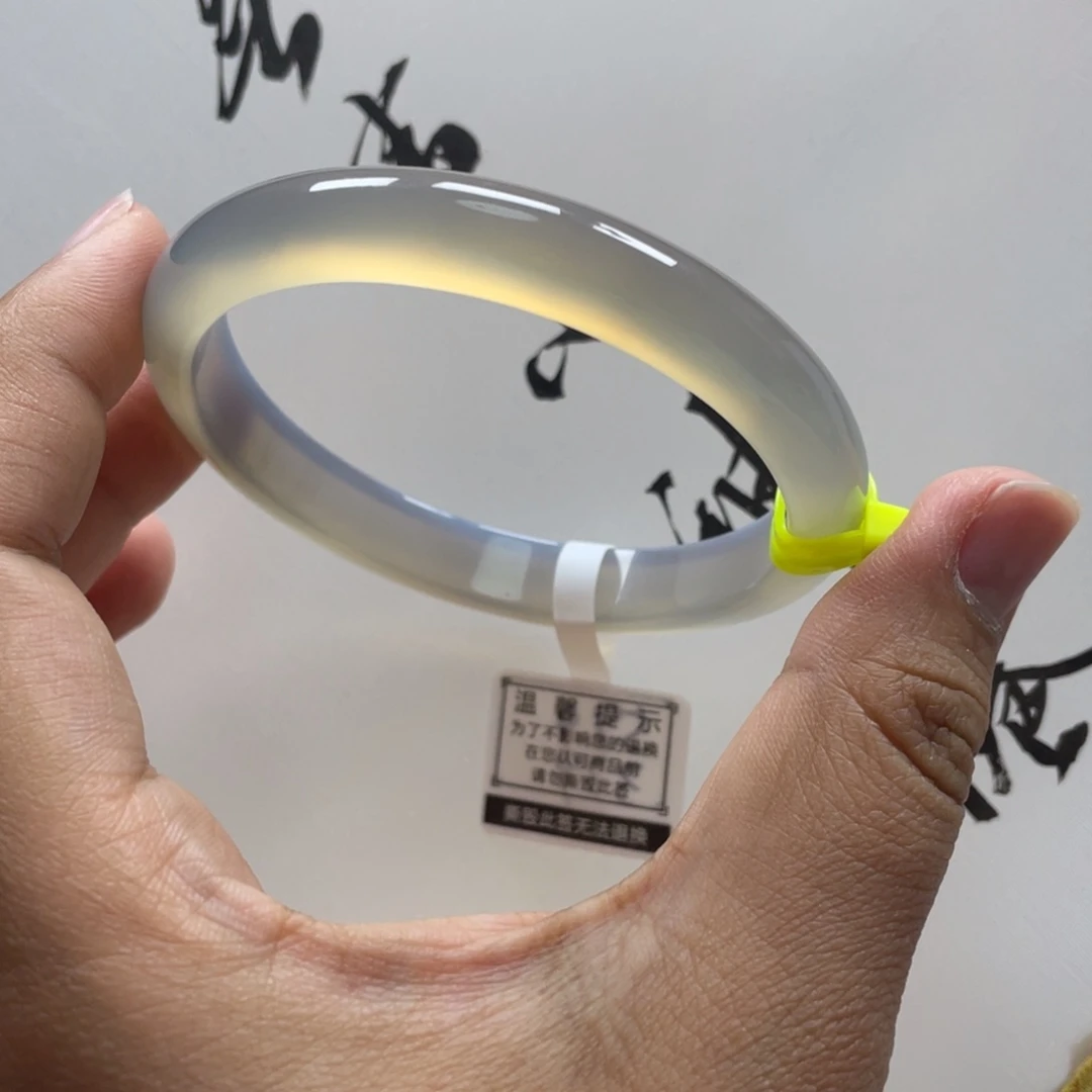 玛瑙/玉髓手镯未镶嵌夏***泡59.4-552玛瑙纹 雾