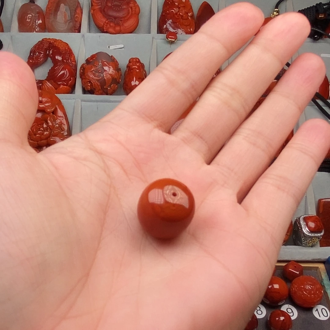 用***5南红玛瑙未镶嵌配珠17