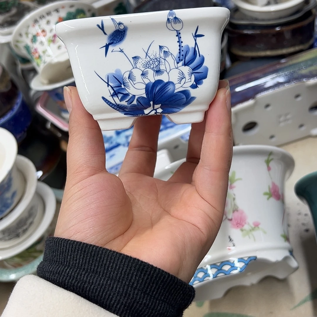 紫砂花盆915号瑕疵8.5/5cm