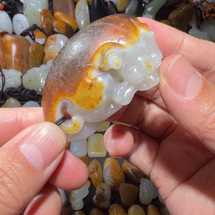 和田玉吊坠(不含链)未镶嵌