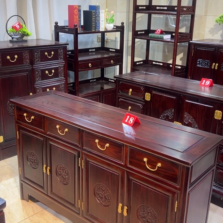 用***8黑酸枝木类家具餐边柜书柜