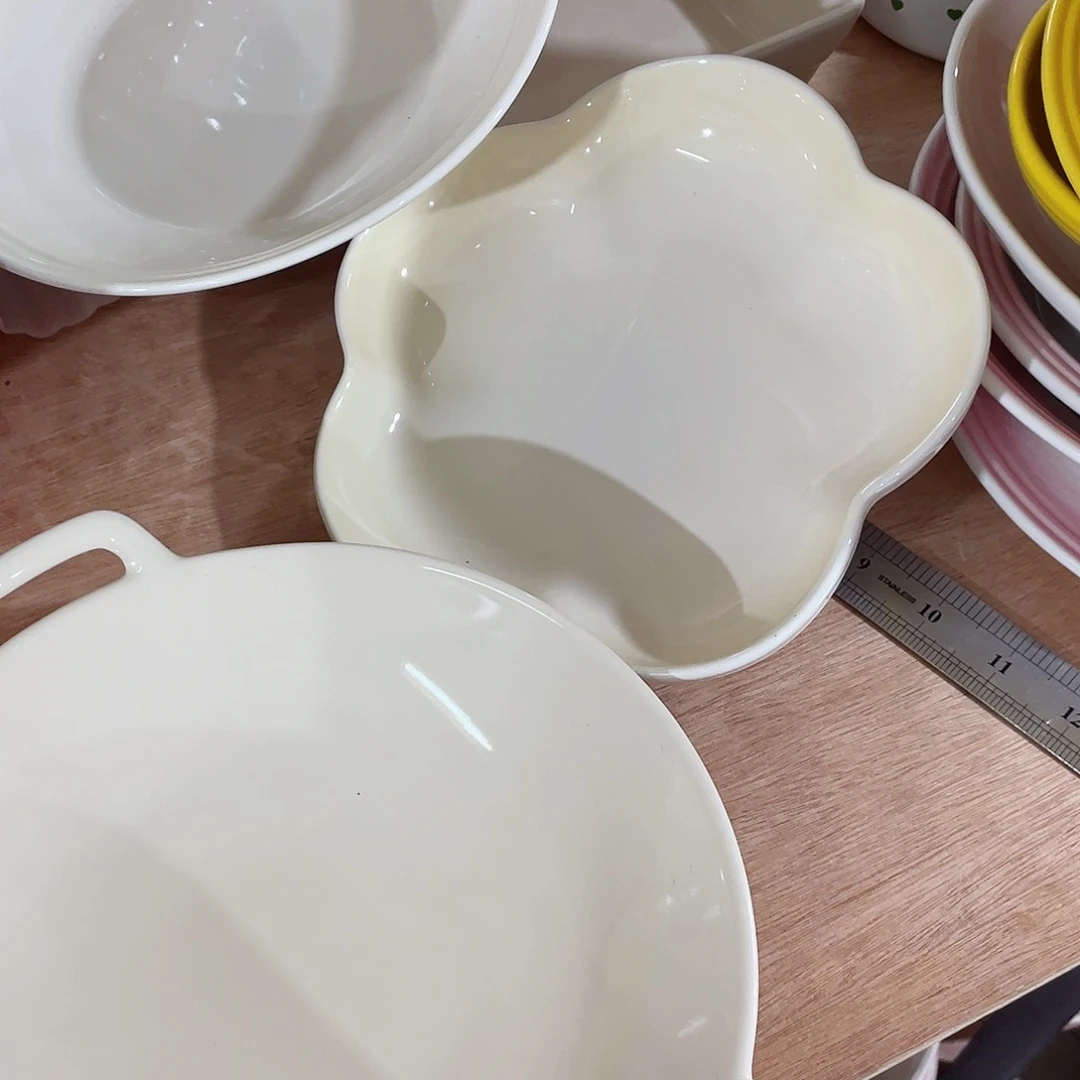 瓷片微瑕陶瓷餐具4件套