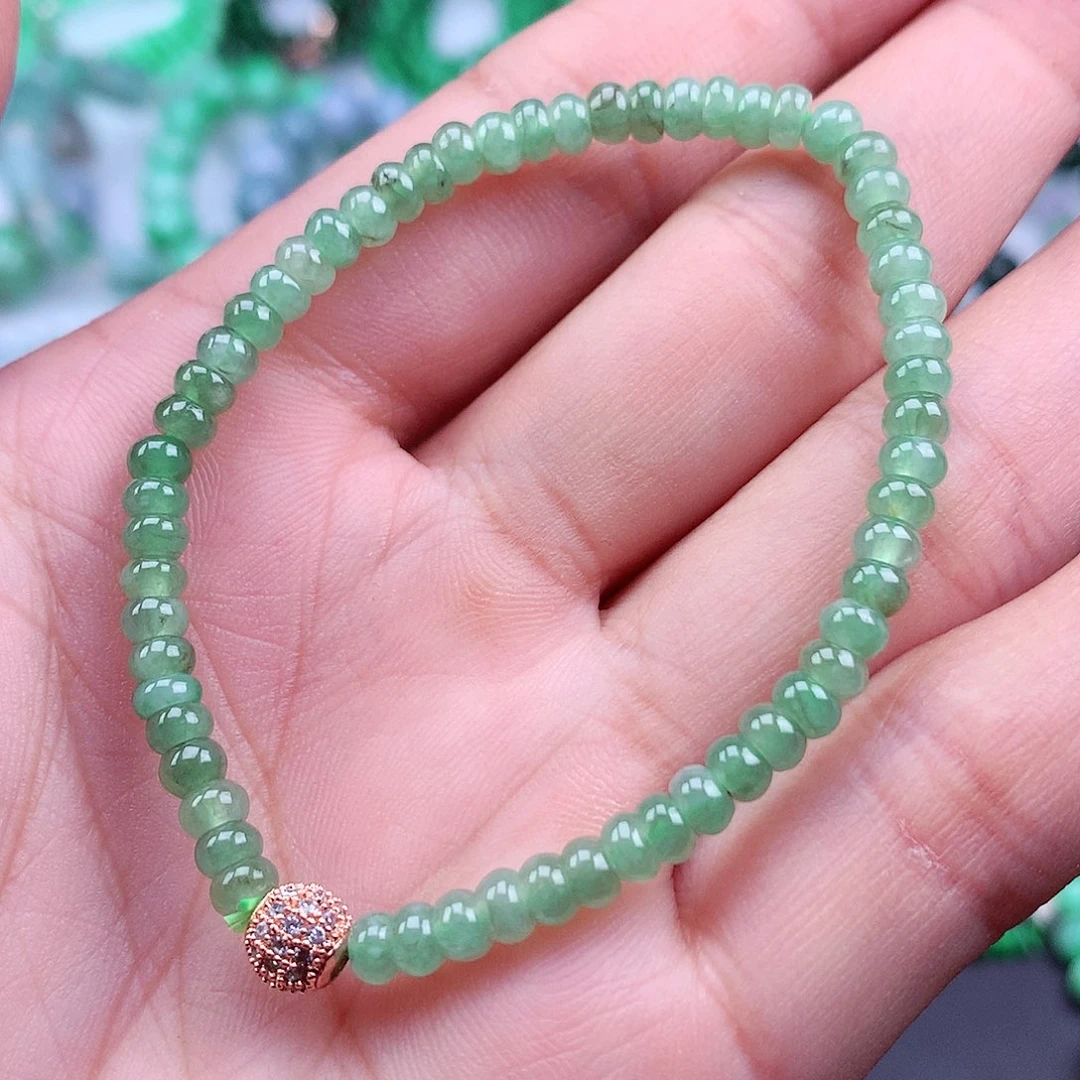 未镶嵌手链翡翠手串